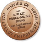 Ausgezeichnet: miavilla.de, Möbel Online-Shops 2014